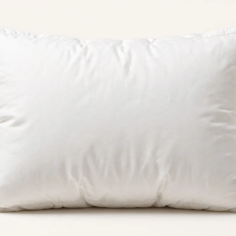 Duck feather and down pillow, front view