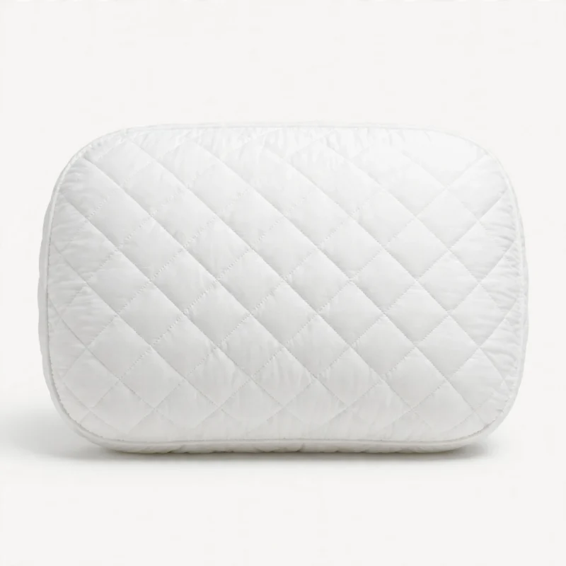 White hollowfibre pillow, front view